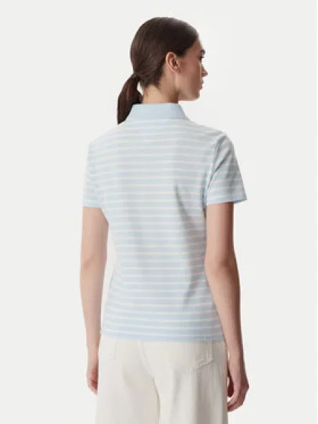 Tommy Jeans Polo marškinėliai Essential Šviesiai mėlyna