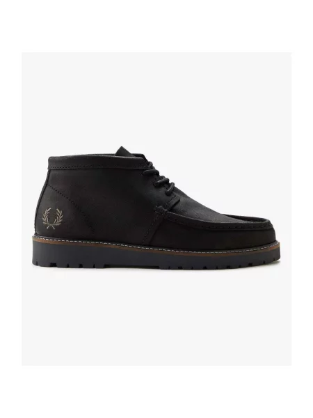 Členkové topánky Fred Perry čierna