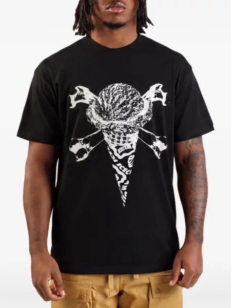 Scurt tricou Icecream negru