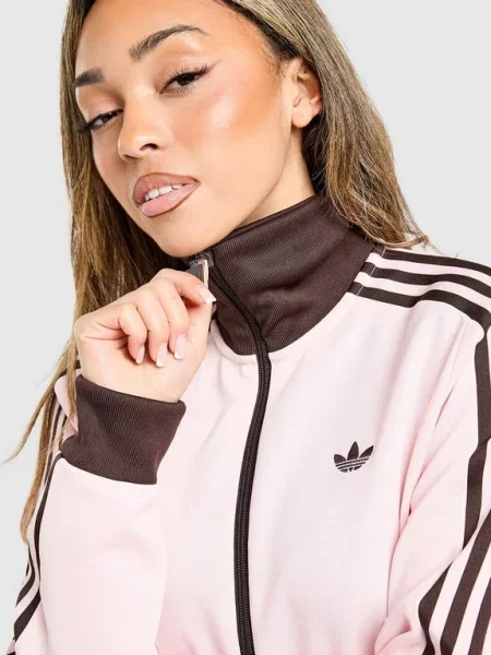 Adidas Mikina Rozepínací Classic Tt růžová