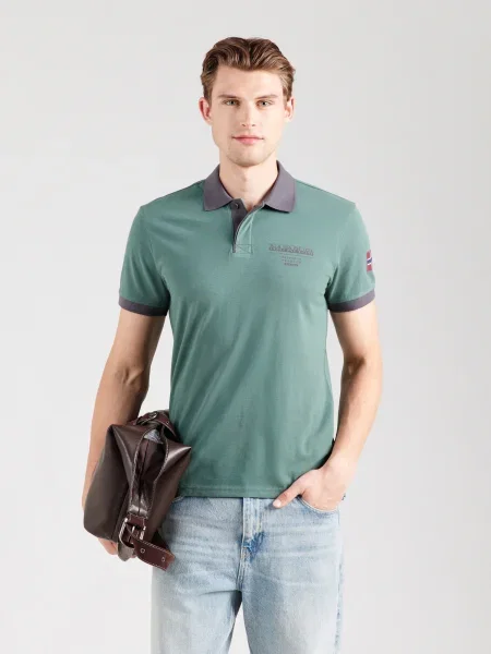 NAPAPIJRI Tricou EMBERS bleumarin verde