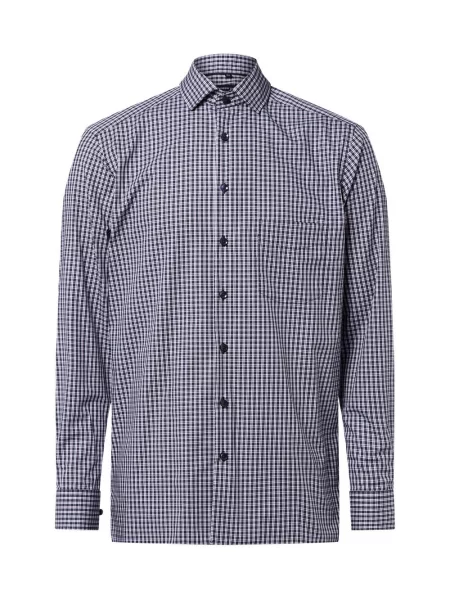 Andrew James koszula biznesowa non-iron Mężczyźni Regular Fit niebieski|biały|czerwony w kratkę 39 biała