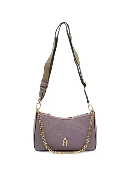 Geanta crossbody Furla din piele violet