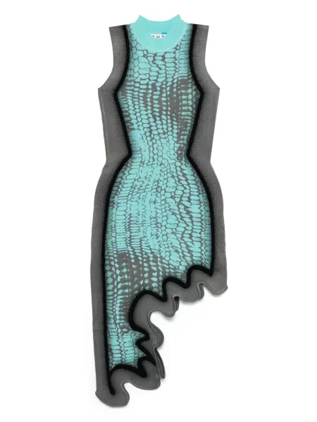 Sukienka Ph5 asymetryczna garniturowa szara