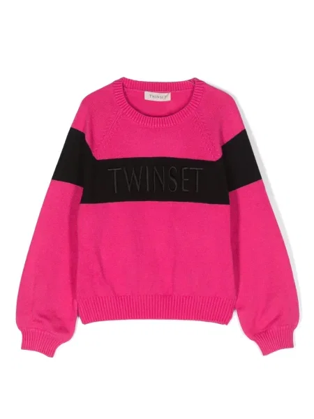 Sweter dziecięcy Twinset różowy