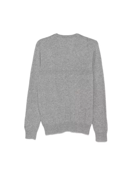 Dzianinowy sweter Mc2 Saint Barth szary