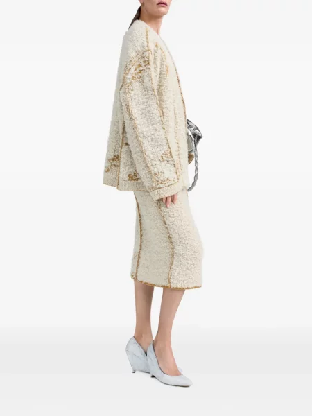 Lung cardigan Maison Margiela tricotate
