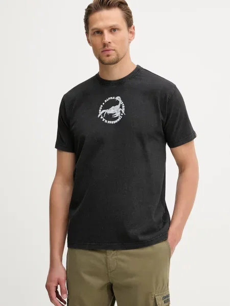 Alpha Industries tričko US Scorpion Backprint černé
