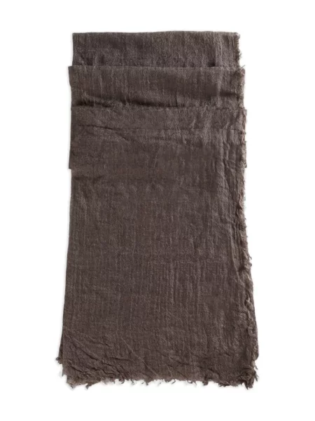 Κασκόλ Rick Owens καφέ