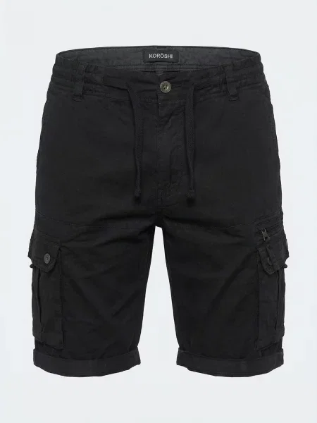 KOROSHI Pantaloni cu negru