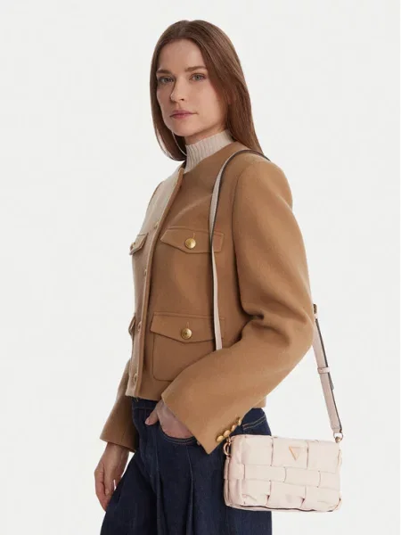 Guess Kabelka Marion Mini Écru