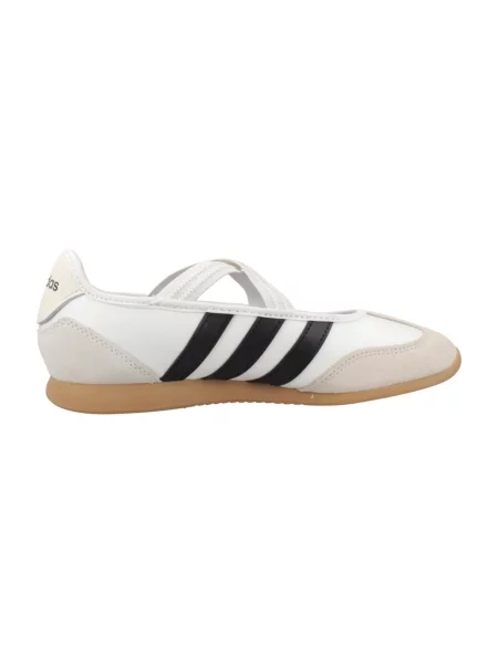 Pantofi cu toc Adidas din piele alb