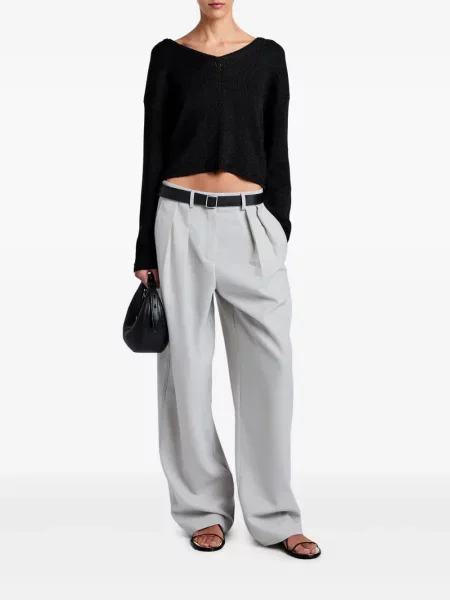 Pantaloni Proenza Schouler White Label alb