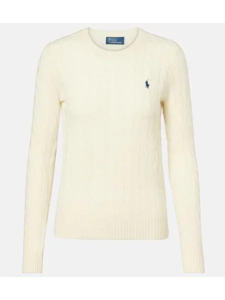 Vlnený sveter Polo Ralph Lauren strieborná