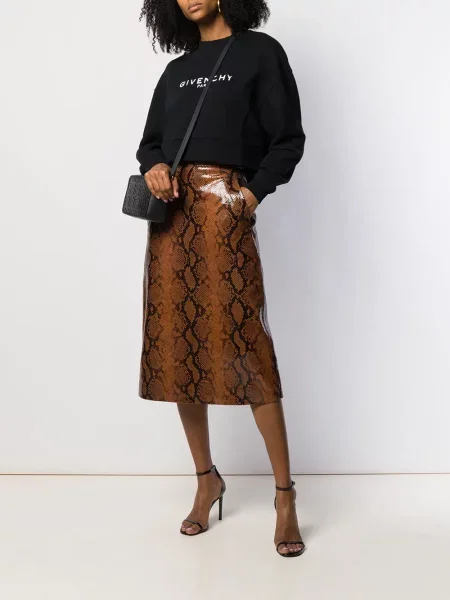 Fustă Dsquared2 maro