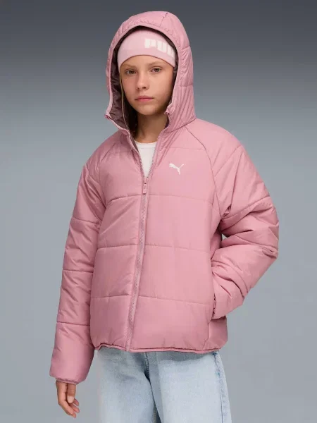 Детская демисезонная куртка Puma розовая