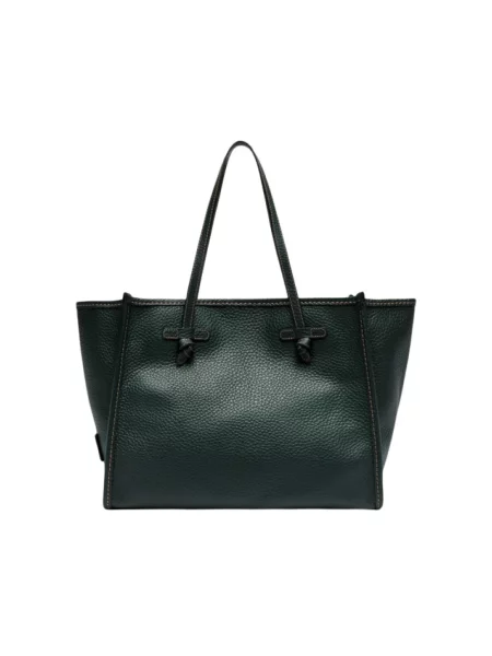 Shopperka Gianni Chiarini skórzana zielona
