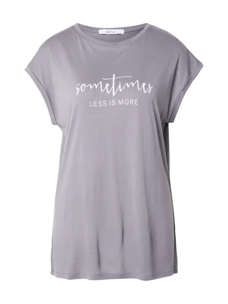 ABOUT YOU Tricou Amanda gri alb
