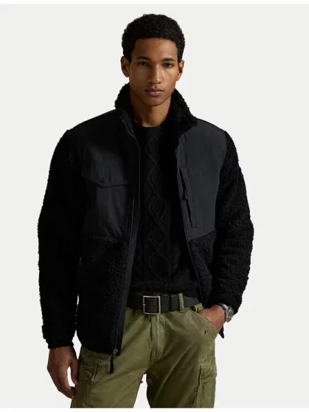 Polo Ralph Lauren Prehodna jakna črna