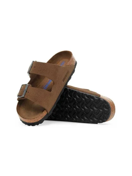 Birkenstock papucs velúrból Arizona barna