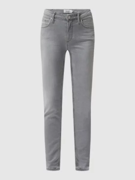 Jeansy ze średnim stanem o kroju slim fit z dodatkiem streczu model ‘Alva’ Marc O'polo Denim