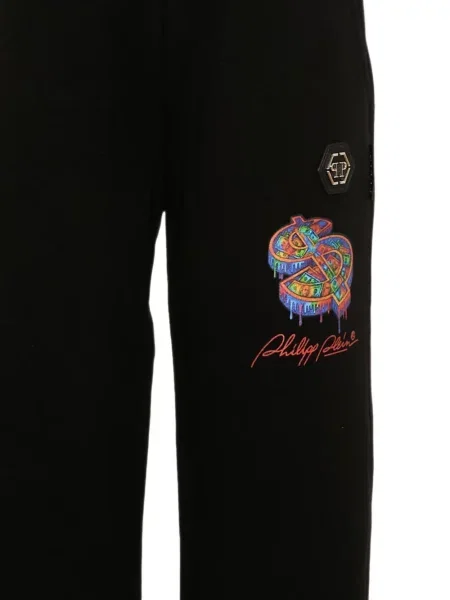 Spodnie dziecięce Philipp Plein czarne