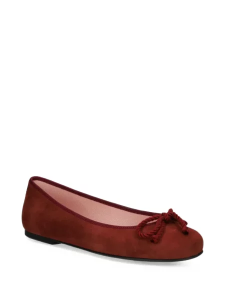 Μπαλαρίνες Pretty Ballerinas σουέτ κόκκινο