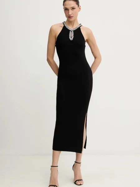 Morgan rochie maxi mulata RMAHE negru