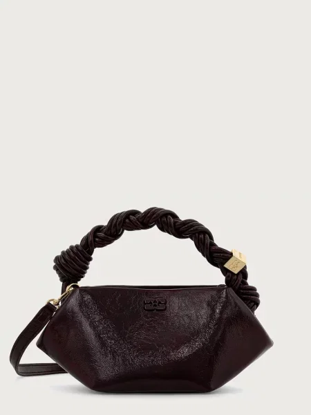 GANNI Bou Mini Deep Shine geantă crossbody pentru femei