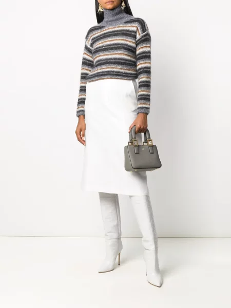 Шопинг чанта Fendi сиво