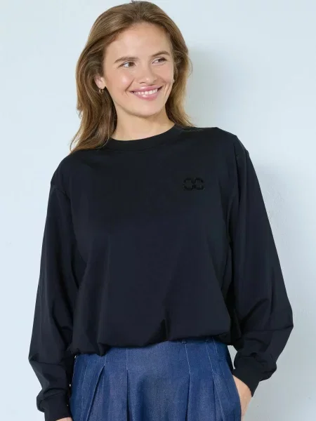 Co'couture Pulover Monty' negru