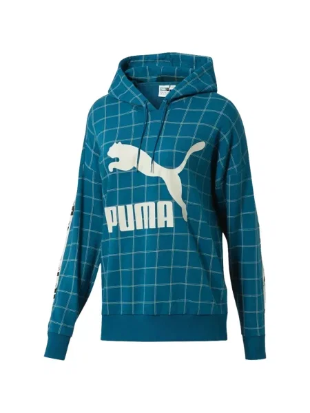 Bluza z kapturem Puma niebieska