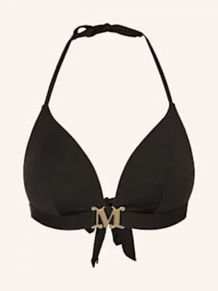 Plavky Max Mara Beachwear s vázáním černé