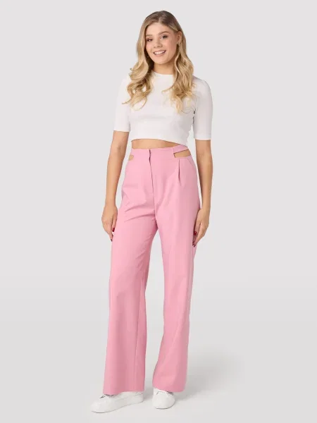 Laurella Pantaloni cutați Laurella' roz