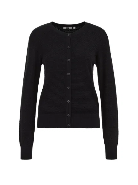 WE Fashion Geacă tricotată negru