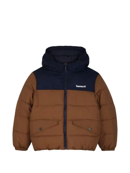 Kurtka dziecięca Timberland brązowa