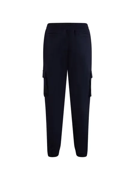 Pantaloni cargo Moorer cu cordon albastru