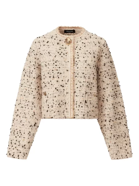 Tvídová bunda Fabiana Filippi zlatá