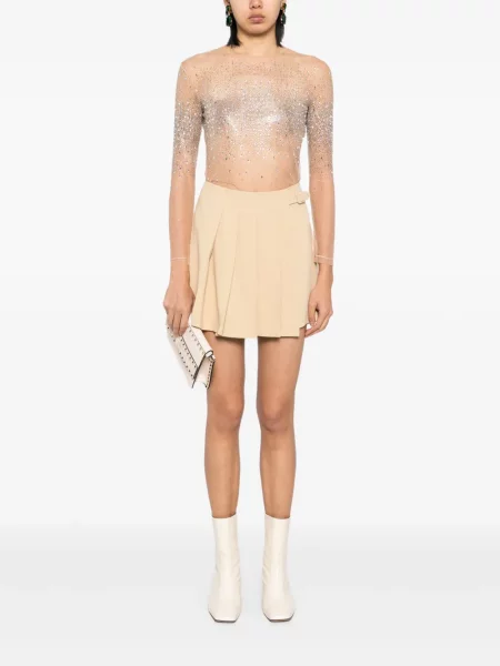 Top Ermanno Scervino din tul de cristal