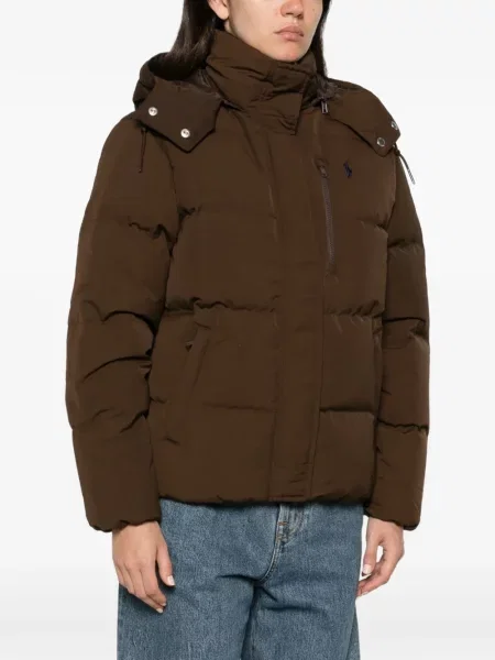 Striukė Polo Ralph Lauren su gobtuvu ruda