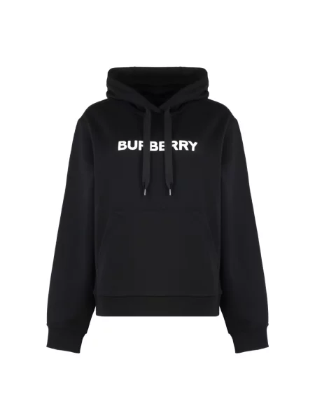 Bluza z kapturem Burberry z logo czarna