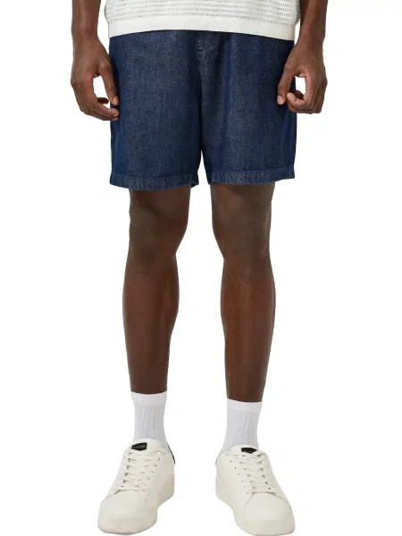 QS Džínsy Bermuda indigo