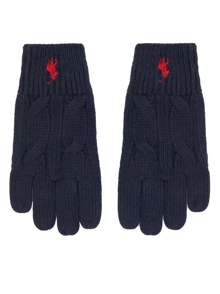 Rukavice Polo Ralph Lauren Tmavomodrá