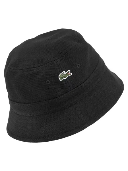 Klobúk Lacoste black čierna
