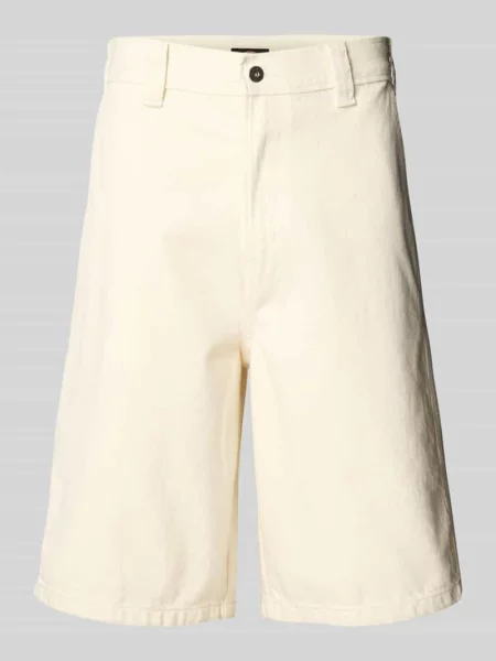 Szorty jeansowe z wpuszczanymi model ‘MADISON’ Dickies białe