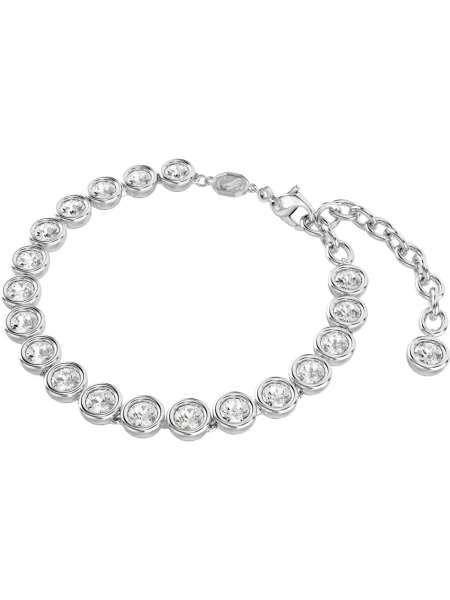 Bransoletka Swarovski do tenisa szara
