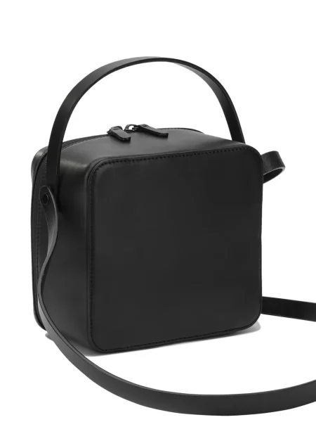 Geanta de piele Auralee din piele negru