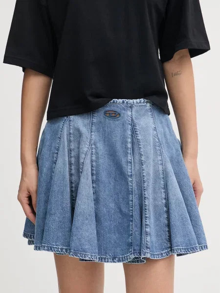 Diesel spódnica jeansowa DE-SPIKI-S niebieska