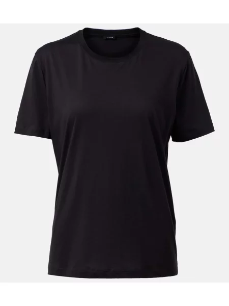 Tricou Joseph de mătase negru