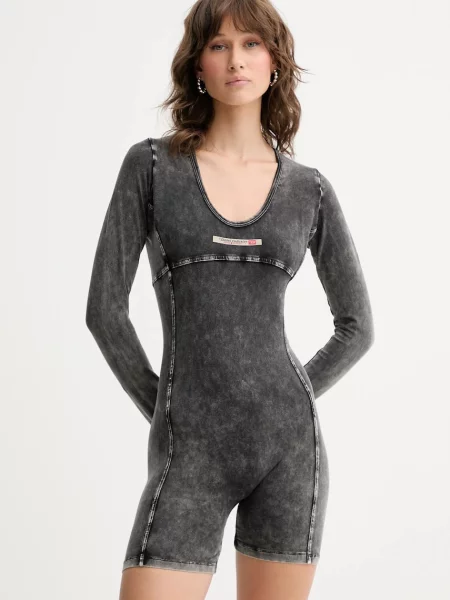 Diesel kezeslábas KARIM-DNM UW kerek nyakkivágású szürke